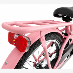 Kyoso Blossom Mauve 20" b�rnecykel med fodbremse - mat lyser�d