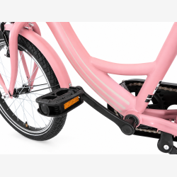 Kyoso Blossom Mauve 20" b�rnecykel med fodbremse - mat lyser�d