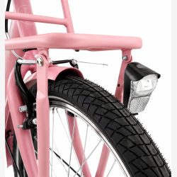 Kyoso Blossom Mauve 20" b�rnecykel med fodbremse - mat lyser�d
