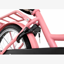 Kyoso Blossom Mauve 20" b�rnecykel med fodbremse - mat lyser�d