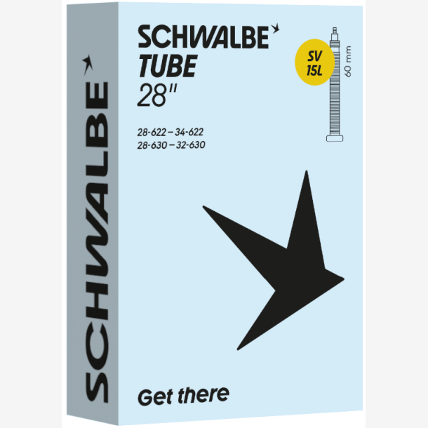 Slange Schwalbe Tube SV15L 28" / 28-32/34-622/630mm 60mm ventil