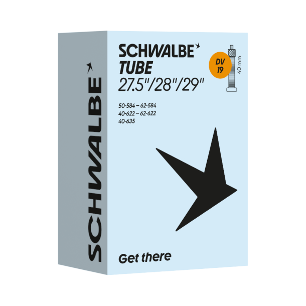 Schwalbe Slange DV19 (27,5''- 28''- 29'') - 40/62-584/635 - 40 mm ventil