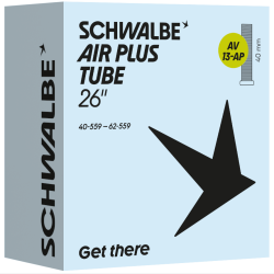 Slange Schwalbe Air Plus AV13-AP 26" / 40-62-559mm - 40mm ventil
