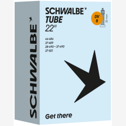 Slange Schwalbe DV8 22" / 28-44-484/501mm - 32mm ventil