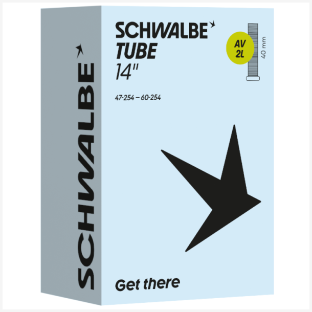 Slange Schwalbe AV2L 14" / 47-60-254mm - 40mm ventil