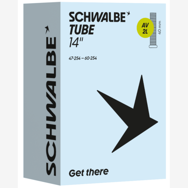 Slange Schwalbe AV2L 14" / 47-60-254mm - 40mm ventil