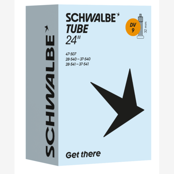 Slange Schwalbe DV 9 24" / 28-47-507/541mm - 32mm ventil