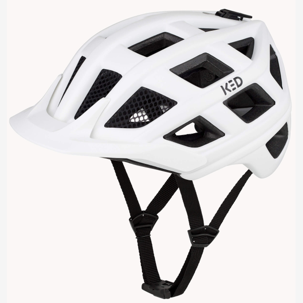 Cykelhjelm KED Crom L (57-62cm) mat hvid