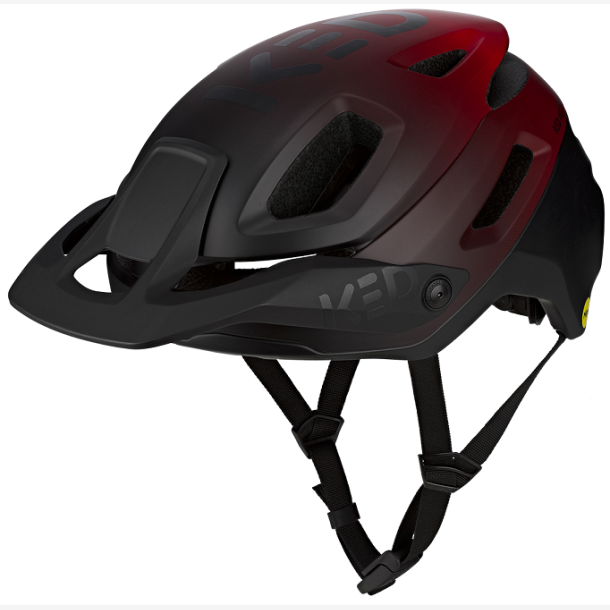 Cykelhjelm KED Pector ME-1 M (52-58cm) mat r�d/sort