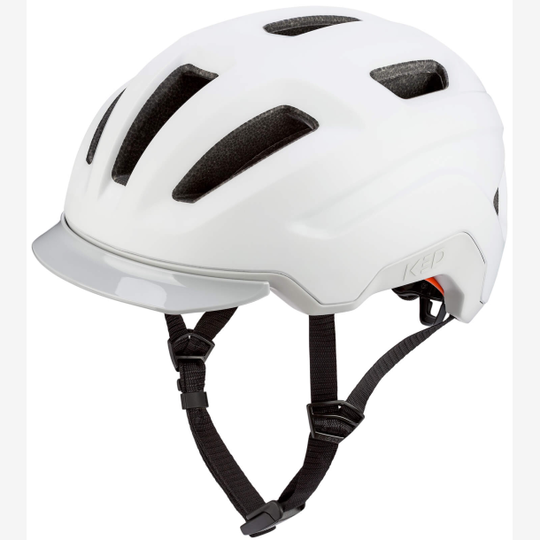 Cykelhjelm KED Pedalon M (56-59cm) mat hvid