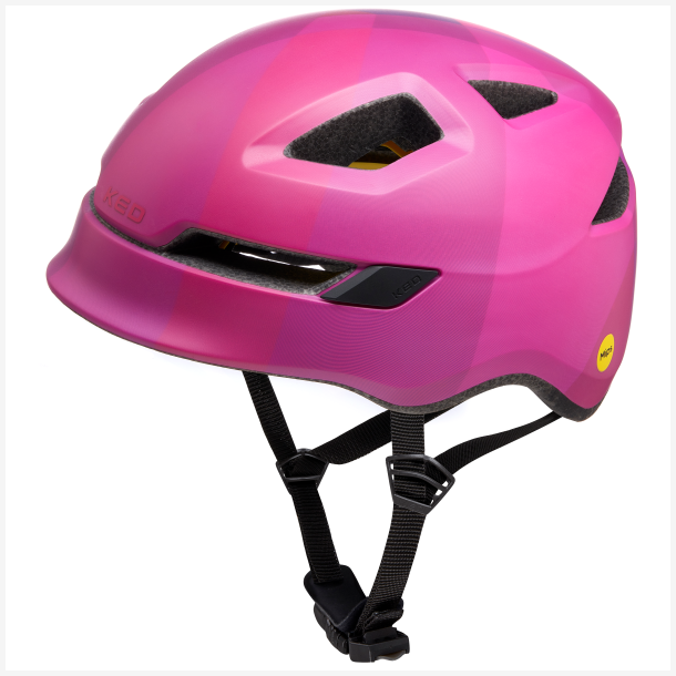 Cykelhjelm KED Pop Mips - medium (52-56 cm) - pink