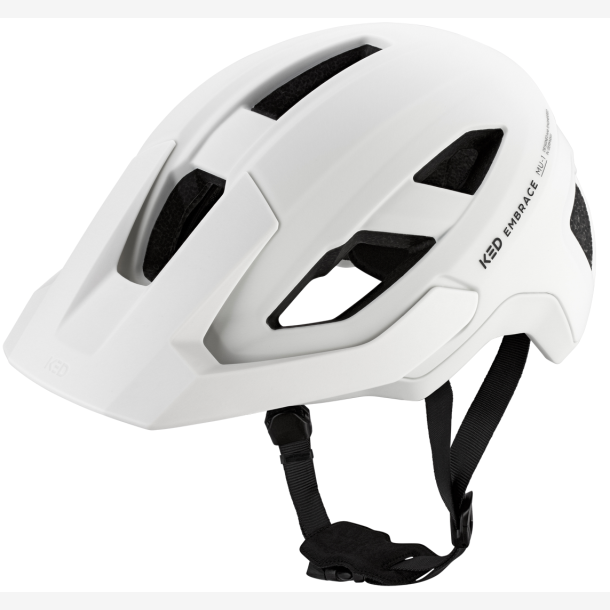 Cykelhjelm KED Embrace M (54-58cm) mat hvid