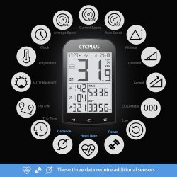Cycplus M1 GPS-cykelcomputer
