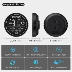 Cycplus M2 GPS-cykelcomputer