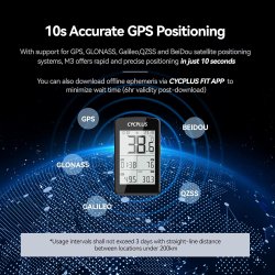 Cycplus M3 GPS-cykelcomputer