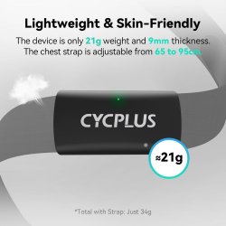 Cycplus H2 pulsm�ler (brystb�lte)