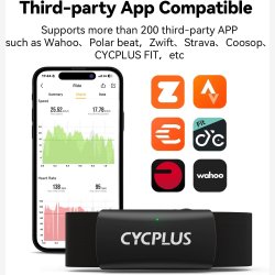 Cycplus H2 pulsm�ler (brystb�lte)