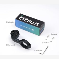 Cycplus Z1 cykelcomputerbeslag (foran)
