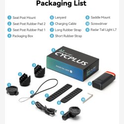 Cycplus L7 Radar Baglygte