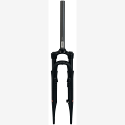 Affjedret forgaffel 28" ahead med 1-1/8" styrr�r Zoom 730 AMS - f�lgbremse / IS skivebremse / rullebremse - matsort - QR