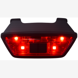 Baglygte KED Embrace MTB-hjelm - LED - USB genopladelig