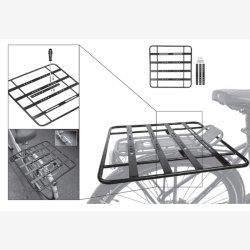 Bagageb�rerforl�nger Mirage - sort - 40x40 cm
