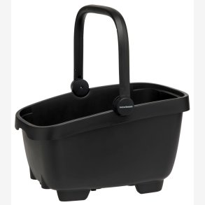 Genbrugscykelkurv (hund) New Looxs Clipper 28 liter - 49 x 37 x 29 cm - sort
