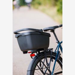 Genbrugscykelkurv (hund) New Looxs Clipper 28 liter - 49 x 37 x 29 cm - sort