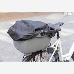 Genbrugscykelkurv (hund) New Looxs Clipper 28 liter - 49 x 37 x 29 cm - sort