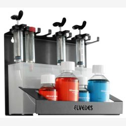 Elvedes spr�jtestation til udluftning af spr�jter og bremsev�ske