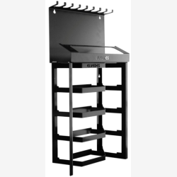 Elvedes spr�jtestation til udluftning af spr�jter og bremsev�ske