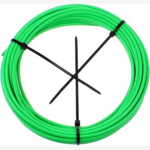 Bremse yderkappe (bremse) Elvedes med Teflon foring 4,9mm - 10 meter p rulle - neongrn