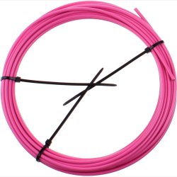Bremse yderkappe (bremse) Elvedes med Teflon foring 4,9mm - 10 meter p rulle - pink