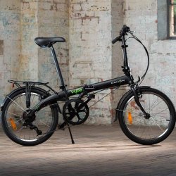 Foldecykel 20" Dahon Vybe D7 Shadow med V-bremse - mat sort