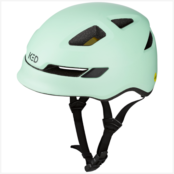 Cykelhjelm KED POP II MIPS M (52-56cm) - mat mintgr�n