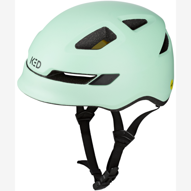 Cykelhjelm KED POP II MIPS M (52-56cm) - mat mintgr�n