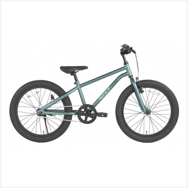 B�rnecykel U-GO Scout S1 20" med fodbremse og brede d�k - j�gergr�n