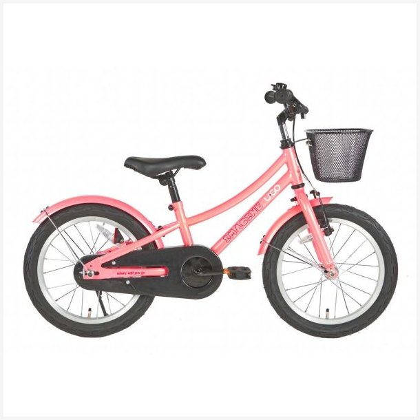 B�rnecykel U-GO Imagine S1 16" med fodbremse - bubblegum pink