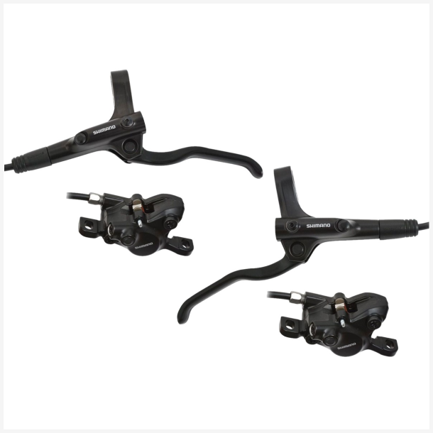 Shimano MT200 hydraulisk skivebremses�t for og bag - uden bremseskive - sort