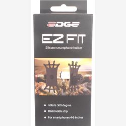Telefonholder Edge EZ Fit - 360 - Silikone - sort