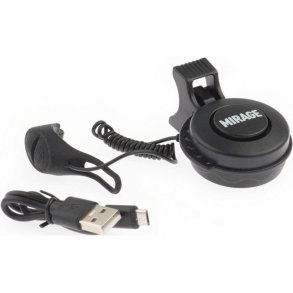 Mirage elcykelhorn 80/90dB, USB genopladelig