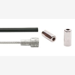 Clutch Cable/Bremse Cable Elvedes extra flexible 1800 / 2250mm V-nipple - 2 meters (blister)