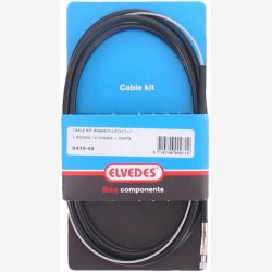 Clutch Cable/Bremse Cable Elvedes extra flexible 1800 / 2250mm V-nipple - 2 meters (blister)