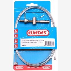 Inner Bremse Cable for Scooter Elvedes 2500mm Galvanised 1,8 V-Nipple and T-Nipple (blister)
