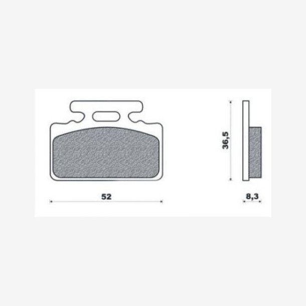 Bremse PADS SYM MIO (FRONT) FD0139