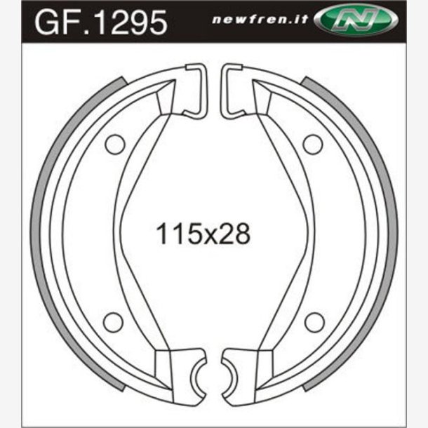 Bremse SHOES  ZUNDAPP F/R GF-1295