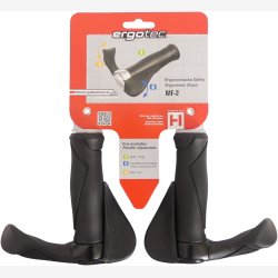 Hndtag greb Set Ergotec MF2 small kraton / aluminum 130 + 130 mm - black