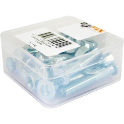 Bofix kasse med sadelpindsbolte M8x50, s�t (12 stk.)