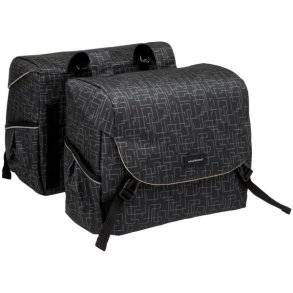 Dobbelt cykeltaske New Looxs Mondi Joy Racktime 38 liter 37 x 16 x 32 cm (2x) - sort