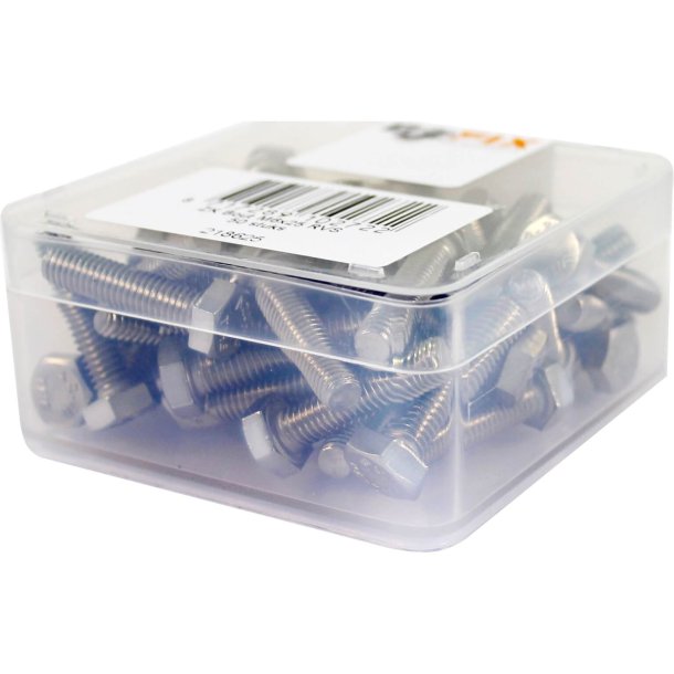 Bofix DS bolt Hexagonal Head M6X25 Rustfrit stål (50 stykker)
